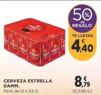 Supercor Exprés Cerveza Estrella Damm oferta