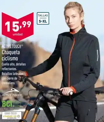 ALDI Active Touch Chaqueta ciclisimo oferta