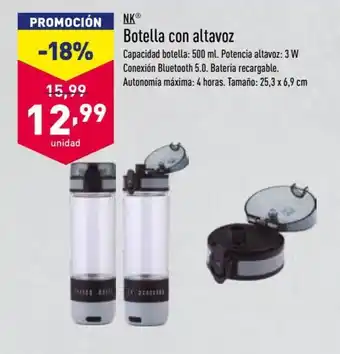 ALDI NK Botella con altavoz oferta