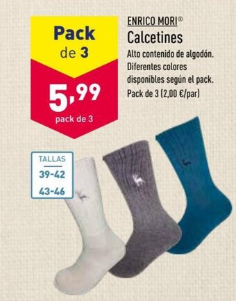ALDI Enrico Mori Calcetines oferta