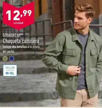 ALDI Straight Up Chaqueta camisera oferta
