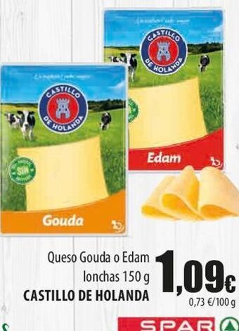 SPAR Lanzarote Queso gouda castillo de holanda oferta