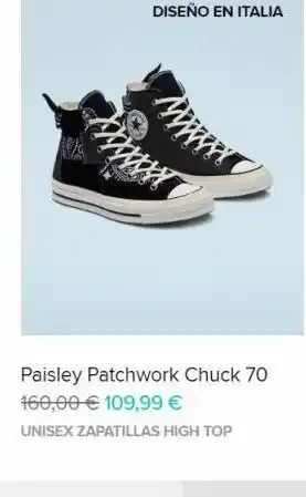 Converse Diseño en italia pour paisley patchwork chuck 70 160,00 € 109,99 € unisex zapatillas high top oferta