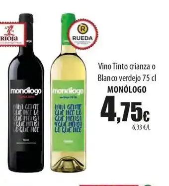 SPAR Lanzarote Vino tinto monólogo oferta