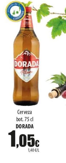 SPAR Lanzarote Cerveza dorada oferta