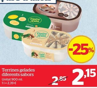 La Sirena Tarrina de helado oferta