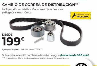 Feu Vert Correa de distribución oferta