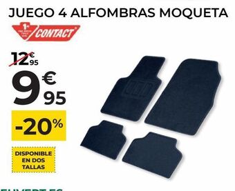 Feu Vert Alfombrillas coche contact oferta
