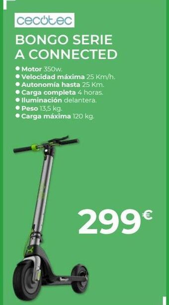 Feu Vert Patinete eléctrico cecotec oferta