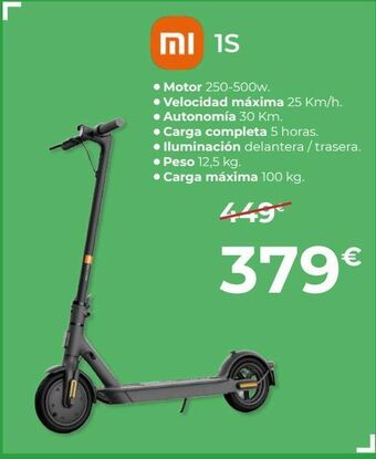 Feu Vert Patinete xiaomi oferta