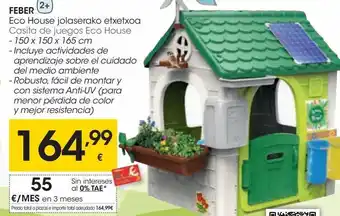 Eroski Casita infantil feber oferta