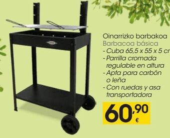 Eroski Barbacoa basica oferta