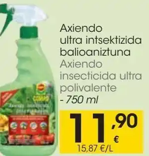 Eroski Axiendo insecticida ultra polivalente compo oferta