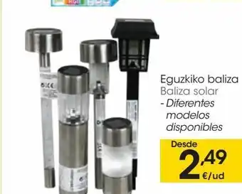 Eroski Baliza solar kärcher oferta