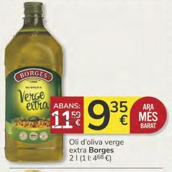 Consum Oli d'oliva verge extra borges oferta