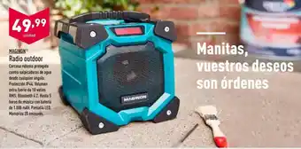 ALDI Maginon Radio outdoor oferta