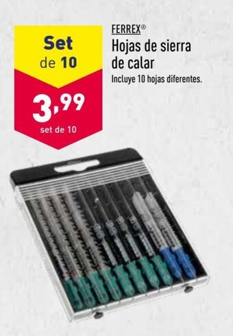 ALDI Ferrex Hojas de sierra de calar oferta
