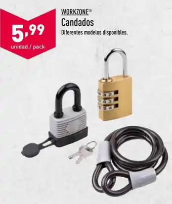 ALDI Workzone Candados oferta