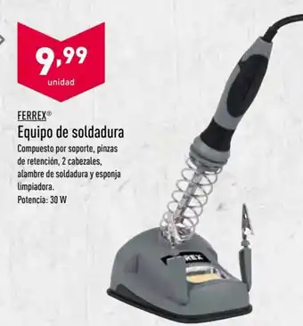 ALDI Ferrex Equipo de soldadura oferta