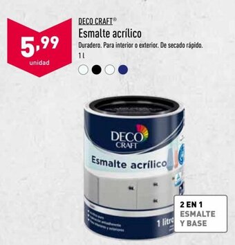 ALDI Deco Craft Esmalte acrilico oferta