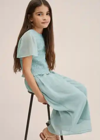 Mango Kids Pantalón palazzo fluido oferta
