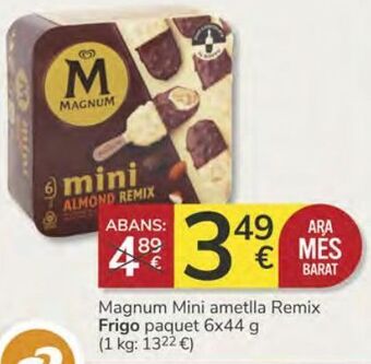 Consum Magnum mini ametlla remix frigo oferta