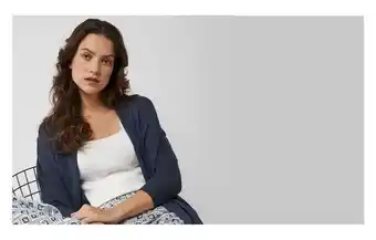 Roberto Verino Chaqueta larga de punto azul oferta