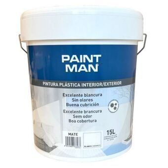 Brico Depôt Pintura plástica paintman blanca interior/exterior 15l oferta