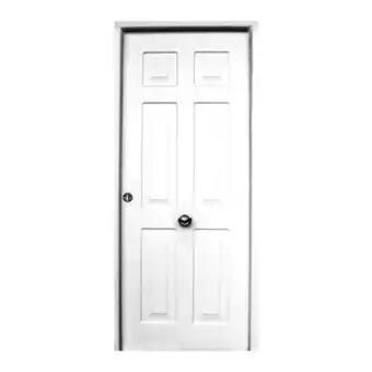 Brico Depôt Puerta de entrada blanca yedra derecha 210 x 90 cm oferta