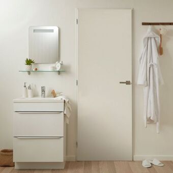Brico Depôt Puerta exmoor blanca derecha 203 x 72,5 cm oferta