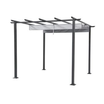 Brico Depôt Pérgola metálica con toldo pita 3 x 3 m oferta