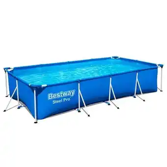 Brico Depôt Piscina rectangular steel pro 400 x 211 x 81 cm bestway oferta