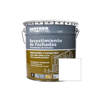 Brico Depôt Revestimiento blanco fachadas restora profesional 15 l oferta