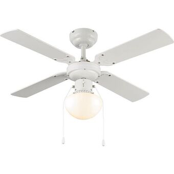 Brico Depôt Ventilador de techo con luz 4 aspas oferta