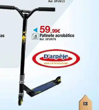 DRIM Patinete Acrobático D'arpèje oferta