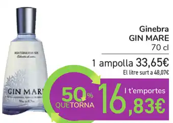 Carrefour Gin Mare Ginebra 70cl oferta