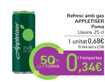 Appletiser Refresc amb gas Poma 25cl
