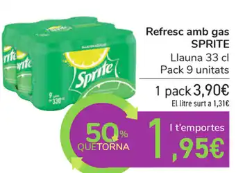 Carrefour Sprite Refresc amb gas Llauna 33cl oferta