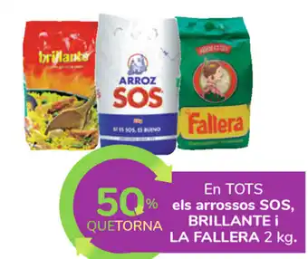 Carrefour SOS Brillante i La Fallera els arrossos 2kg oferta