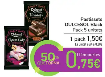 Carrefour Dulcesol Black Pastissets oferta