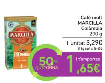 Carrefour Marcilla Cafè molt Colómbia 200g oferta