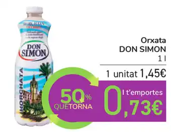 Carrefour Don Simon Orxata 1L oferta