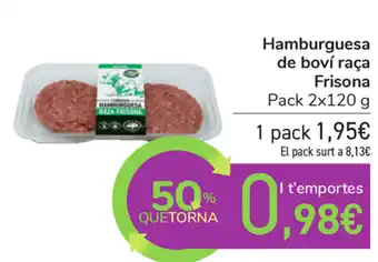 Carrefour Frisona Hamburguesa de boví raca 2x120g oferta