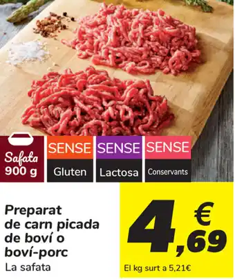 Carrefour Preparat de carn picada de boví-porc oferta