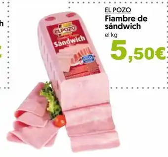Hiper Usera El Pozo Fiambre de sándwich el kg oferta