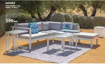 ferrOkey Agnes Rinconera Con Mesa Lateral oferta