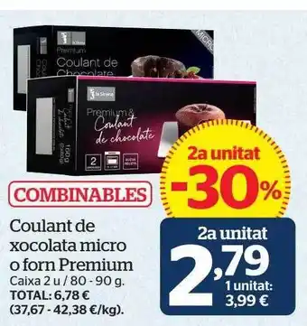 La Sirena 2a Unidat -30% Coulant De Xocolata Micro O Forn Premium oferta