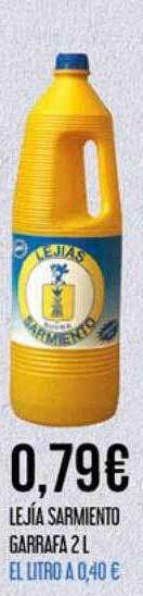 Claudio Lejía Sarmiento Garrafa oferta