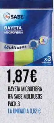 Claudio Bayeta Microfibra Ifa Sabe Multiusos oferta