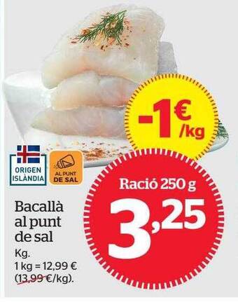 La Sirena Bacallà Al Punt De Sal oferta